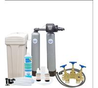 Aquintos MDT60 Impianto Addolcitore Acqua Duplex 24/7 Ionico 2 Stadi, 10.800L