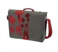 aQuip A/CCT-1FP Messenger Flowers Poppy Seed - Borsa per notebook da 15,6"