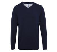 Aquith & Fox - Maglioncino con scollo a V in cotone - Uomo (RW5188)