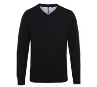 Aquith & Fox - Maglioncino con scollo a V in cotone - Uomo (RW5188)
