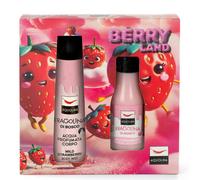 Aquolina Cofanetto Fragolina di Bosco - BERRY LAND - Hair Perfume 100 ml + Bagno Doccia 250 ml - Set Made in Italy