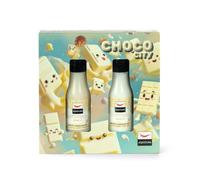 Aquolina Cofanetto Cioccolato Bianco - CHOCO CITY - Bagno Doccia 125 ml + Latte Corpo 125 ml - Set Profumato Idratante, Made in Italy