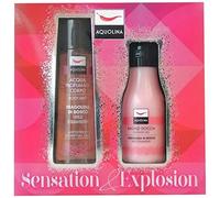 Aquolina Cofanetto Sensation&Explosion Fragolina di Bosco con Acqua Profumata Corpo 150 ml e Bagno Doccia 125 ml