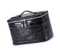 Aqvjd Elegante borsa da donna in poliuretano con tasche multiple e struttura robusta, ideale per l'uso quotidiano borsa di lusso in PU, Nero