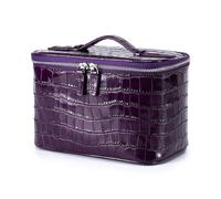 Aqvjd Elegante borsa da donna in poliuretano con tasche multiple e struttura robusta, ideale per l'uso quotidiano borsa di lusso in PU, Viola