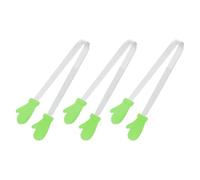 Aqvjd Pinzette multiuso in silicone antiscivolo per cubetti di ghiaccio, per manipolare in modo sicuro piatti caldi e dessert, pinzette antiscivolo