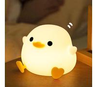 AQXONG DoDo Duck Luce Notturna per Bambini, Luce Notturna per Bambini con Funzione Timer, Notturna Ricaricabile Tramite USB, Adatto per Camerette, Soggiorni e Camere da Letto