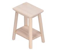 aqxreight 1:12 Casa delle Bambole Sgabello Bonsai in Legno Simulato Mobili in Miniatura Modello Giocattolo AccessorioSgabello Breve Vita Il Modello la Bambola Vivida 12 Accessori Delicati in