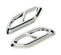 aqxreight 1 Paio di Copri Marmitta per Tubi Decorativi Resistenti per Auto Pip Coppia Copri Marmitte per Tubi Decorativi Resistenti per la X254 della LC, in ABS Premium Marmitta GLC (SILVER)