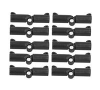 aqxreight 10 Pezzi BFork Giunto di Collegamento Picchetti da Giardinaggio Supporti per Piante Rampicanti Connettori Materiale Facile da Ruggine Resistente tra i Gradi della Biella Angolata