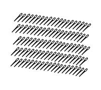 aqxreight 100 Lame in Plastica per Tagliaerba Accessori per Tagliaerba di Ricambio per Strumenti di Potatura Manuale Realizzato in Materiale sui Lame per in PlasticaLame per Taglio Tosaerba (Black)