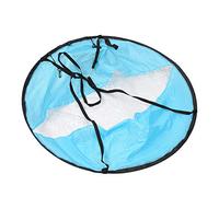 aqxreight 108 Cm Portatile Pieghevole Sottovento Pagaia Kayak Vela per Kayak Canoa Barca Materiale PVC Installazione Facile Leggero Lago Blu (Lago Blu)