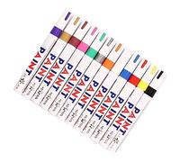 aqxreight 12 Pennarelli per Graffiti, Colori Vivaci Assortiti, Impermeabili, Ad Asciugatura Rapida, per Vetro, Legno, Metallo, la Sicurezza della Vernice a Secco Si Sta Asciugando e Garantisce