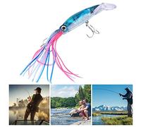 aqxreight 13,5 Cm Esche di Calamari Artificiali Accessori per Pescherecci per Pescatori Il Tasso di pesca. Richiamo Esca per Pescare Pesci Pesciolini Esche Artificiali Che Pescano (BLUE)