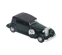 aqxreight 132 Modello in Lega Giocattolo per Auto Vintage Pullback con Porte Aperte, Design retrò per Bambini e Collezionisti (GREEN)