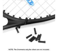 aqxreight 15 Pezzi Occhielli per Racchetta da Tennis Protezione per Corde per Racchetta da Tennis Accessori da Utilizzati per Durare Il Tuo e Il Tuo Set a Due Fori One Premium Attraverso Un (4,0x15