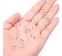 aqxreight 1600 Pezzi Caldi con Scatola di Stoccaggio, Riparazione in Plastica Piatta V M 4 Tipi per Saldatura per Macchine per Riparazioni in Plastica Automobilistica Scegli la Confusione in Base Al