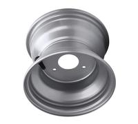 aqxreight 18x9.50-8 RIM ATV RIM in Lega di Alluminio Ad Alta Resistenza in Lega 8 Pollici di Bordo per Go Karts Cart Argento (Four Hole)