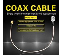 aqxreight 2 Pcs 50Ω 30 Cm SMA Maschio a BNC Maschio RG316 Cavo Coassiale Coassiale per Adattatore e qualità di Estensione dell'antenna. Il Cavo 1 H SMA a BNC a SM