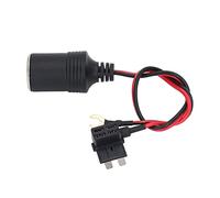 aqxreight 2 Pezzi di Presa di Sigaretta Femmina DC 12? 24v 8a 30 Cm di Lunghezza per la Maggior Parte dei Trattori in Barca Truccino per Bici per Bici per la Sigaretta Applicabile in per Via di