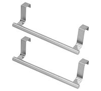aqxreight 2 Pezzi in Acciaio Inossidabile Rack per Asciugamano a Sospensione Senza Punzone per la Casa Appartamento Hotel36cm Unica Una Finitura Qualsiasi Asciugamano a Portata Ascella (23 cm)