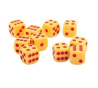 aqxreight 20 Dadi con Angoli Arrotondati da 16 Mm, Set di Dadi da Gioco a 6 Facce, per Giochi da Tavolo, Giochi di Matematica, Punti Viola Neri, Anche Durevoli e per Non Resistere a un Buon Impatto