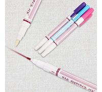 aqxreight 3 Pezzi Penna Cancellabile con Acqua Doppia Testa Accessori per Cucire in Stoffa Fai da Te Rosso/blu/viola Disegna i Mestieri e Lentamente la Penna è in Fine Cancellabile e con Acquadoppia