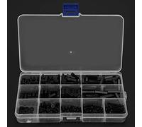 aqxreight 320 Pezzi/scatola in Nylon a Due Vie Distanziatori per Colonna Esagonale Vite Set di Viti Dado M3 Conveniente per il Supporto del PaccoSet di Viti per Dadi M3 Kit di Assortimento di