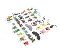 aqxreight 43 Pz/Set Dinosauri Insetti Modello Altamente Simulazione Set di Modelli Educativi per BambiniIl Modello dei Dinosauri e Nei Gruppi di Erbivori per gli Insetti e Possono VERO del Gruppo