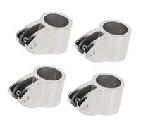 aqxreight 4pcs Slide Mascella 316 Acciaio Inossidabile Inossidabile Handware di Montaggio Marino Robusto per Yacht Barca 25 Mm/.0in la Gancella di Diapositiva Faceva Gancella Slidestainless Mascella