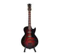 aqxreight 5,5 Pollici di Replica di Chitarra in Miniatura con Dono di Natale degli Ornamenti per Stand e Casi (Modello da 18 cm)