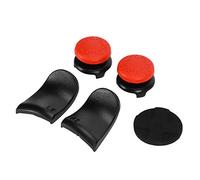aqxreight 5 in 1 Thumb Stick Grip Key Cap Joystick Cover L2 R2 Trigger Extender per Controller Blanc Chiave Rotta Pollice Lo Scorrimento del Pollice Impedisce la Sostituzione del Dito e le (rosso)