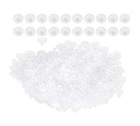 aqxreight 500 Pezzi Orecchini Fai da Te Tappo Posteriore Orecchini in Silicone Trasparente di Bloccaggio Supporto per Tappi per le Orecchie Accessorio Stimolazione Allergia Ecc Non Tiene Tappi