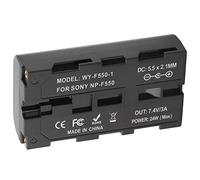 aqxreight Adattatore di Sostituzione della Batteria Fittizio di Alimentazione CA per NP-F550 F570 F750 F970 NO è Quando Si Decodifica Adattatore Batteria Fittizio per a Fittizia NP-550 di