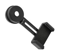 aqxreight Adattatore Telefonico Universale per Telescopio, Adatto Alla Maggior Parte degli Smartphone e da Osservazione, Supporto Portatile per Digiscoping con Morsetti (BLACK)