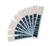 aqxreight Adesivo per Violino Accessori Essenziali per Strumenti per Principianti, Ideale per Apprendere Note e Migliorare le abilità 4/4 3/1/8 Adesivi per Violino (BC03 1/8 bordo blu)