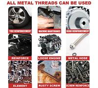 aqxreight Agente Frenafiletti Vite Bloccafiletti per Auto e Agente Bloccadadi per Tutti i Tipi di Viti Metalliche per Display Senza Perdite Questo e il Bloccaggio Resiste Alla permeabilità è un