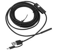 aqxreight AN100-5.5 5, Mm Filo Flessibile 3 in per la Pipeline di Borescope del Telefono ISPEZIONE AUTOMOBILE10M ISPEZIONE ELETTRICA ELETTRICA VISIVA (1 m)