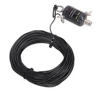 aqxreight Antenna a Onda Corta, Antenna a Mezza Onda QRP Tascabile a Banda Larga da 3-30 MHz con Custodia, per Comunicazione in modalità CW 5 W e modalità SSB 10 W