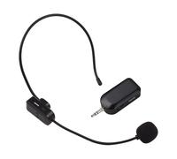 aqxreight Auricolare Microfono, Microfono Auricolare Ricevitore da 98 Piedi, Portatile e Clamp/Holder del Colletto 3 in Microfoni Auricolari Amplificatore Vocale Professionale per Altoparlanti (1