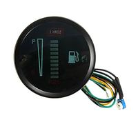aqxreight Automobile Motociclo Modificato Misuratore di Carburante Display a LED Indicatore di Livello del Carburante Automobile Moto Universale 52MM 12V DC Barca Camion RV o Quasi LED i Sono Quella