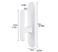 aqxreight Avvolgicavo per Tende Tacchetti Avvolgicavo Sicuri e Facili da Installare Supporto per Cavo per Tende Sicuro per Bambini per Finestre, Porte, Case e Uffici Cavo in Plastica per e Parasole