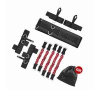 aqxreight Bande di Resistenza Alla Boxe Impostate per l'allenamento della Forza - Strap per il Karate Thailandese Verticale e le Prestazioni Atletiche (100 libbre)