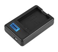 aqxreight Batteria EN-EL14 con Display LCD per D5100/D3100/D3200/D3300/CoolPix è Stata Progettata Batteria. USB per EN-EL14 per Portatile