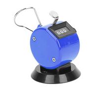 aqxreight Berm Contatore Manuale a 4 Cifre Clicker Meccanico con Guscio in Plastica ABS Impugnatura Ergonomica per Allenamenti Sportivi Sondaggi Traffico Conteggio dell'inventario Arancione (Blue)