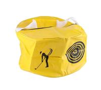aqxreight Borsa da Allenamento per Swing da - Materiale Composito Ad Alta densità con Design Ergonomico - Corregge la Postura dello Swing e Migliora la Precisione - Ideale per i Golfisti (Yellow)