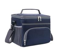 aqxreight Borsa per il Pranzo a Prova di Perdite da 16 Litri, Borsa Termica Grande per Picnic, Fresca e Calda, Termica per Riporre Alimenti e Bevande, a Tracolla, Pellicola per Mantenere l'interno