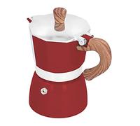 aqxreight Caffettiera Ottagonale in Alluminio per Home Office (Modello rosso)
