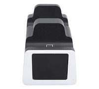 aqxreight Caricatore da Tavolo con Supporto per Controller Doppio Caricatore per Joystick per Console di Gioco con Luce LED Caricato Fermo I Due Colori e Al Momento della Connessione Possono (#1)