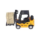 aqxreight Carrello Elevatore Giocattolo Carrello Elevatore da Costruzione Giocattolo Modello di Veicolo di Ingegneria per 3 Anni in su L'attenzione dei Bambini INDIETRO Attira Spingi il a FORMA di